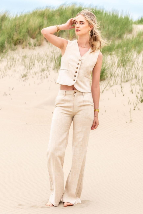 I-coni-K beige dames broek