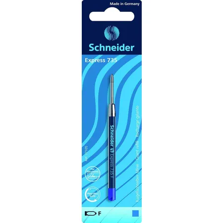 Schneider 77105 Kugelschreibermine 735, F, blau