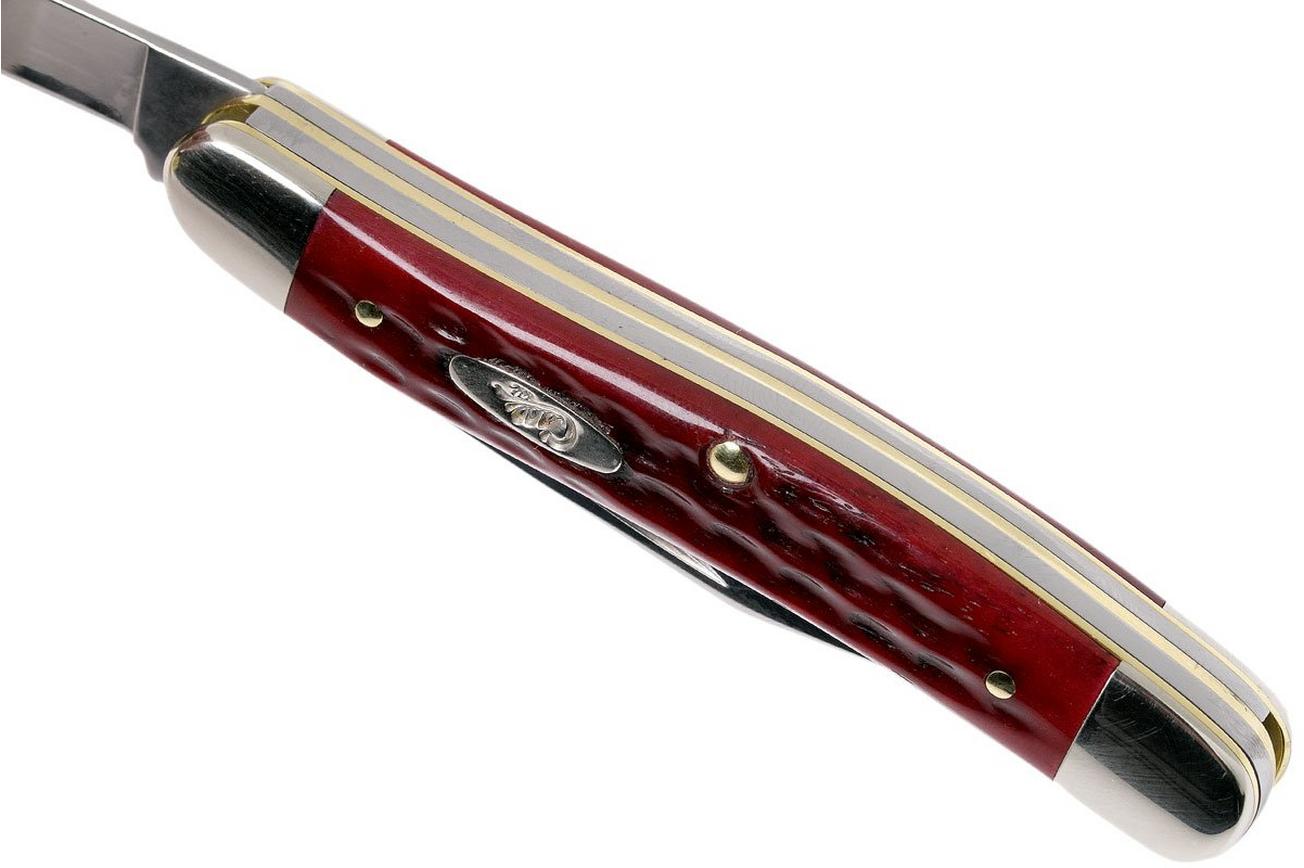 Case Medium Stockman Pocket Worn Old Red Bone, 00786, 6318 SS zakmes