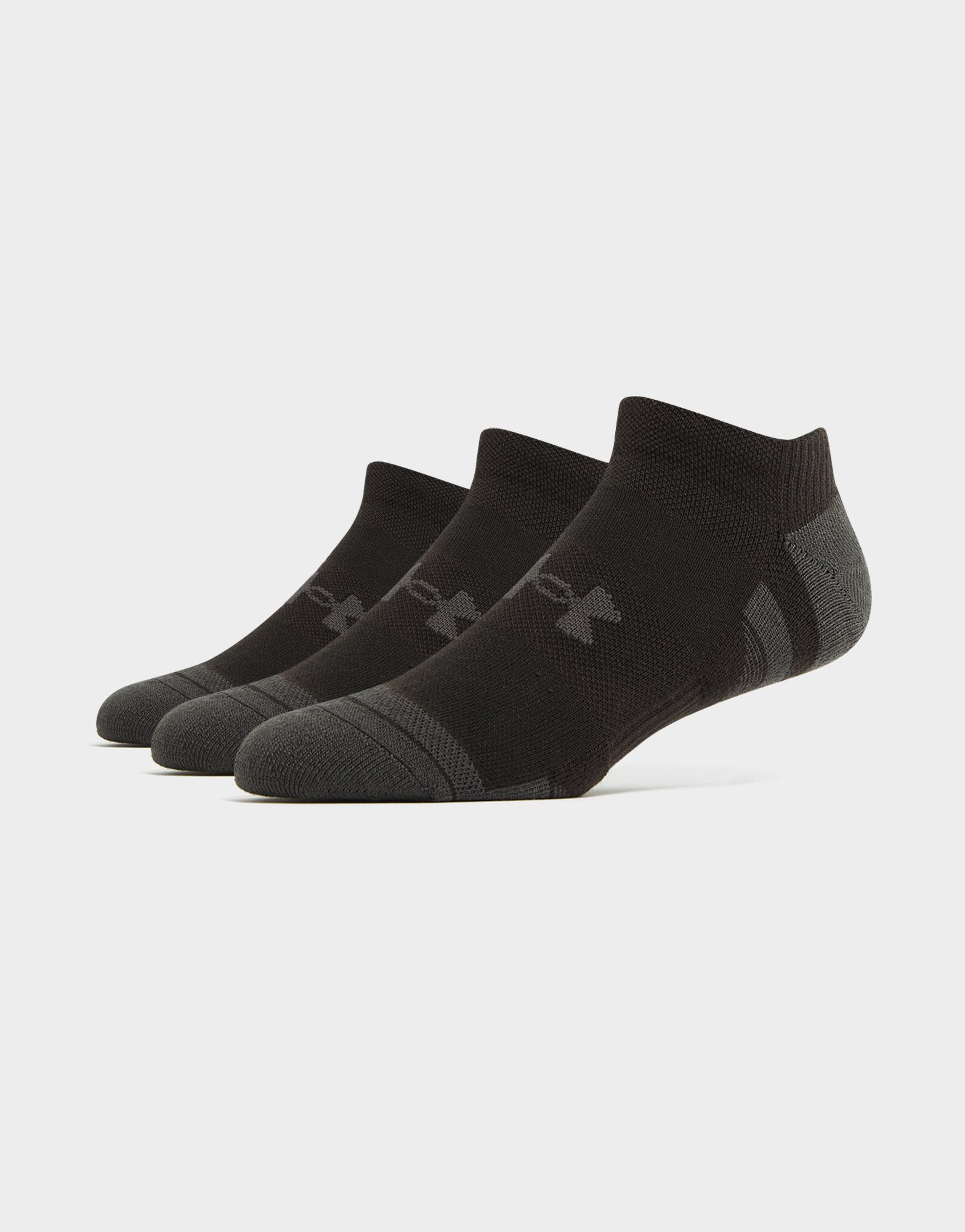 Under Armour Pack de 3 paires de chaussettes HeatGear Tech No Show Homme