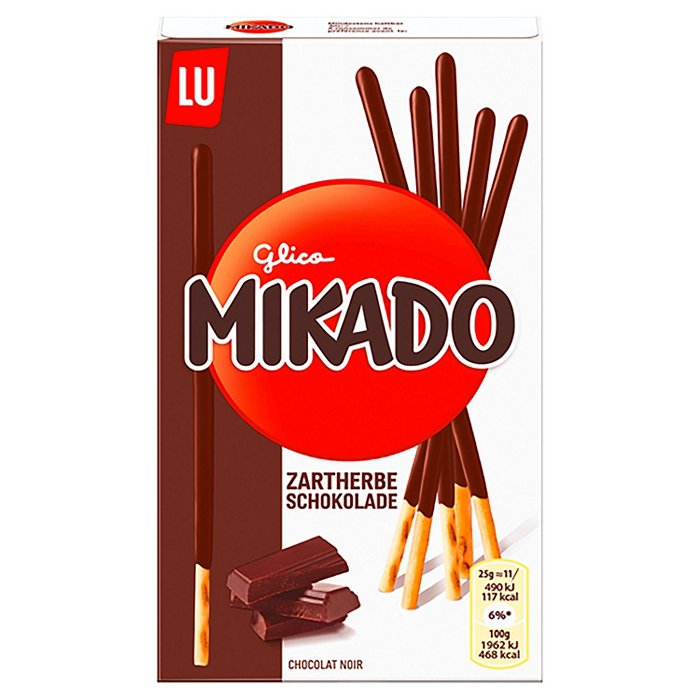LU Mikado 75 g, Zartbitter