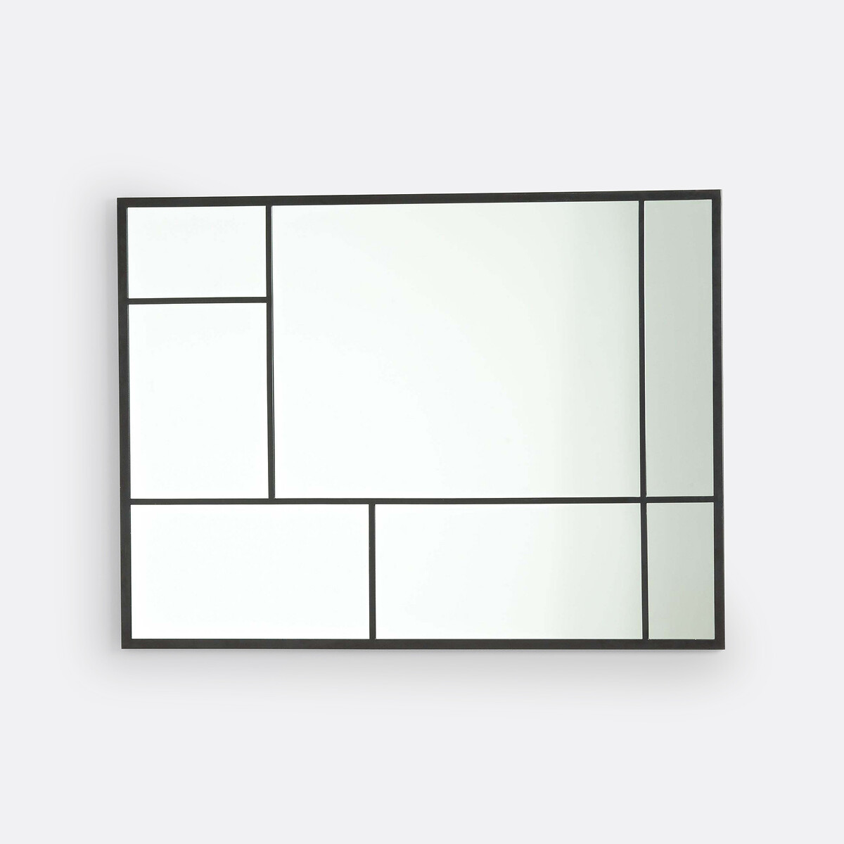 LA REDOUTE INTERIEURS<br>Espelho industrial de metal 120x90 cm, Lenaig