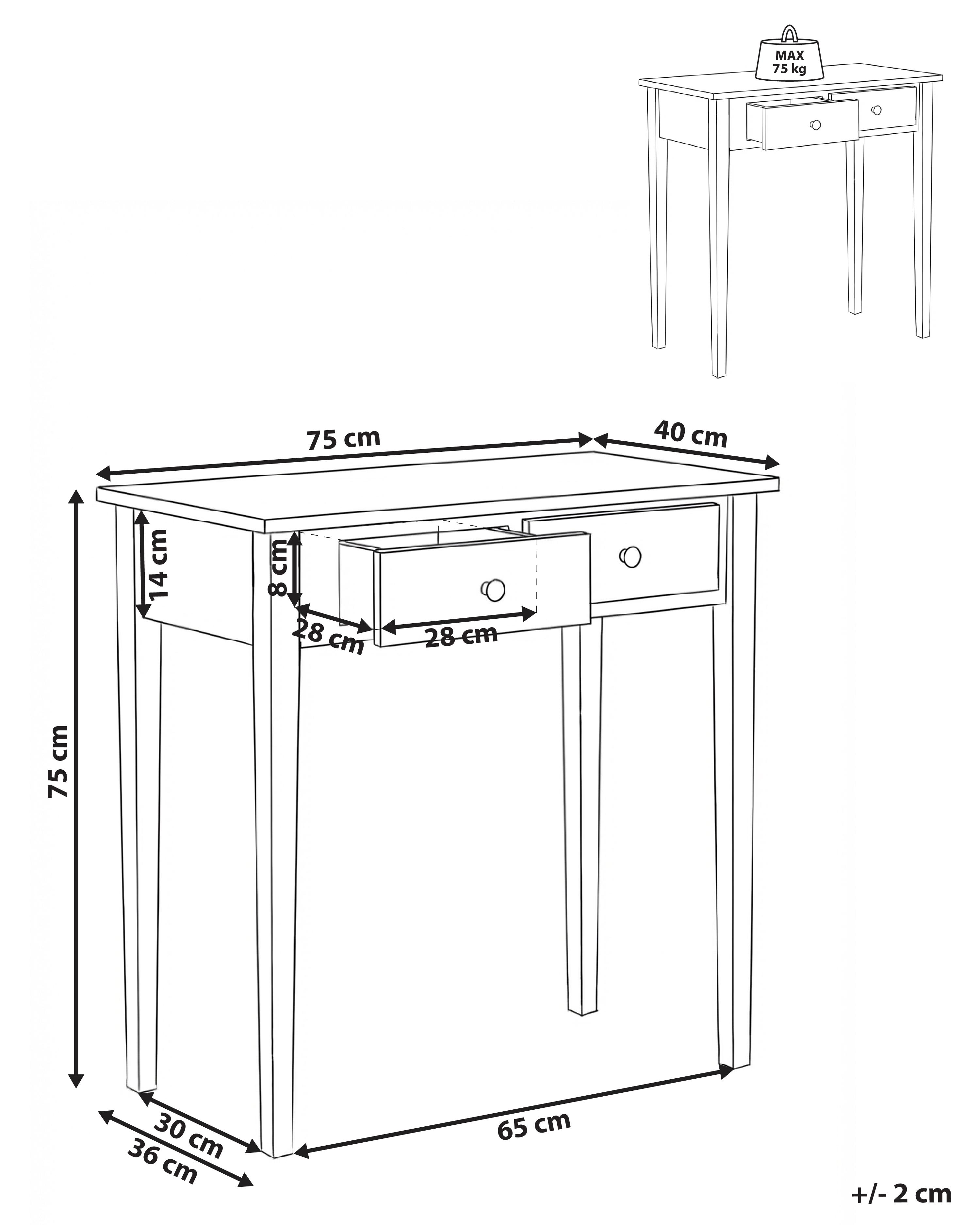 Sidetable YIRRA Wit