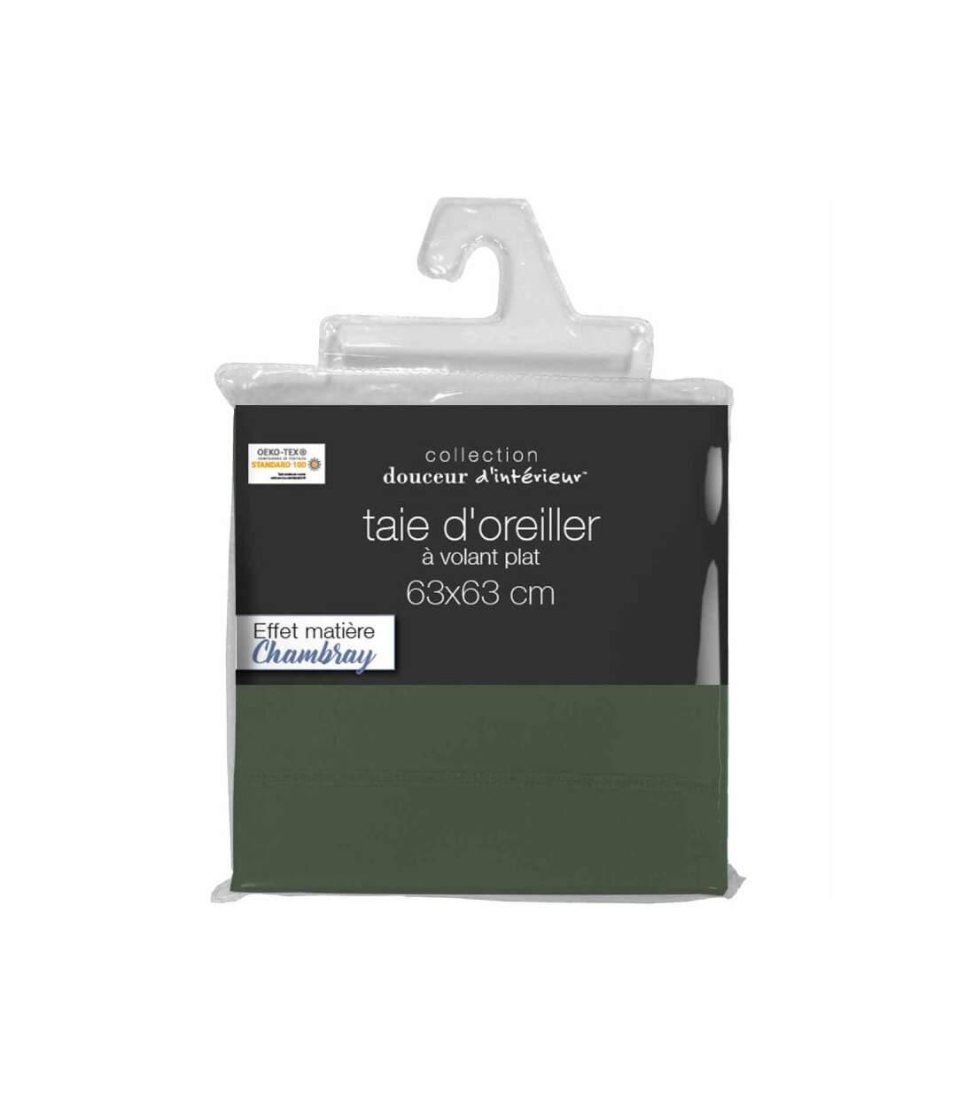 Taie d'Oreiller Actually 63x63cm Kaki