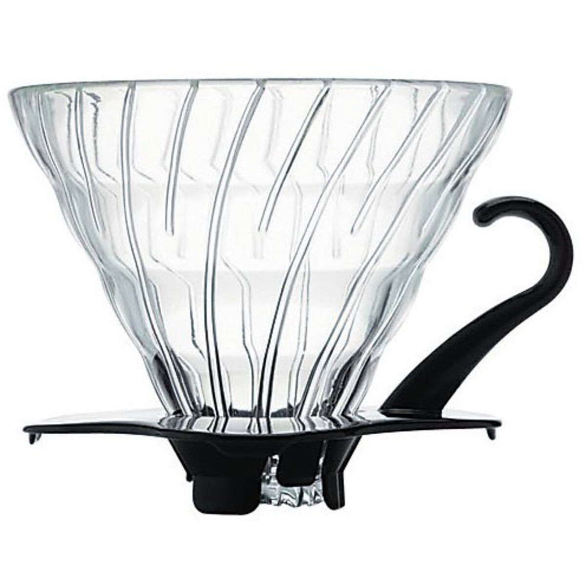 1 Cup Dripper V60 Glas m. sort