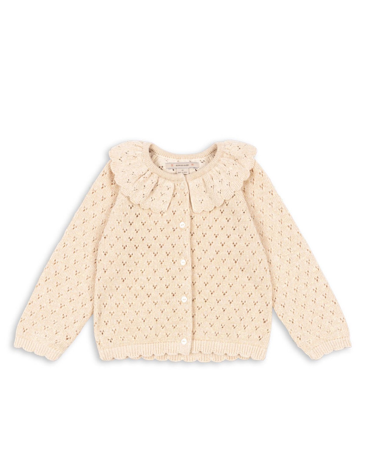 Cardigan Strikket m/ Glitter – Øko Bomull | Holiday Knit Cardigan