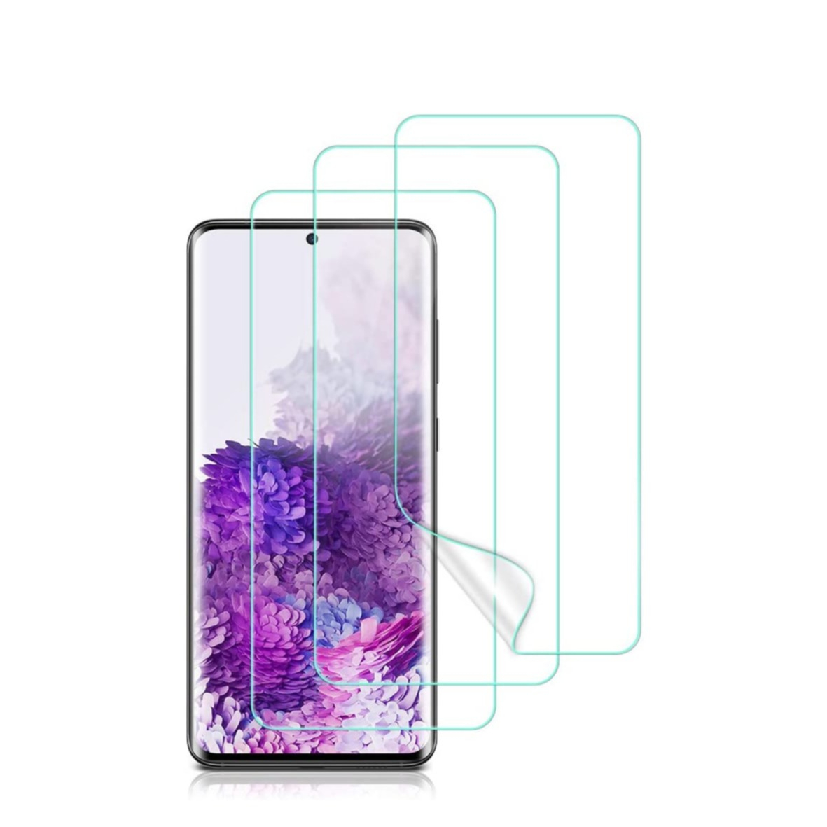 (3er Set) Samsung Galaxy S20 FE / S20 FE 5G Vollbild Display Schutzfolie Soft PET