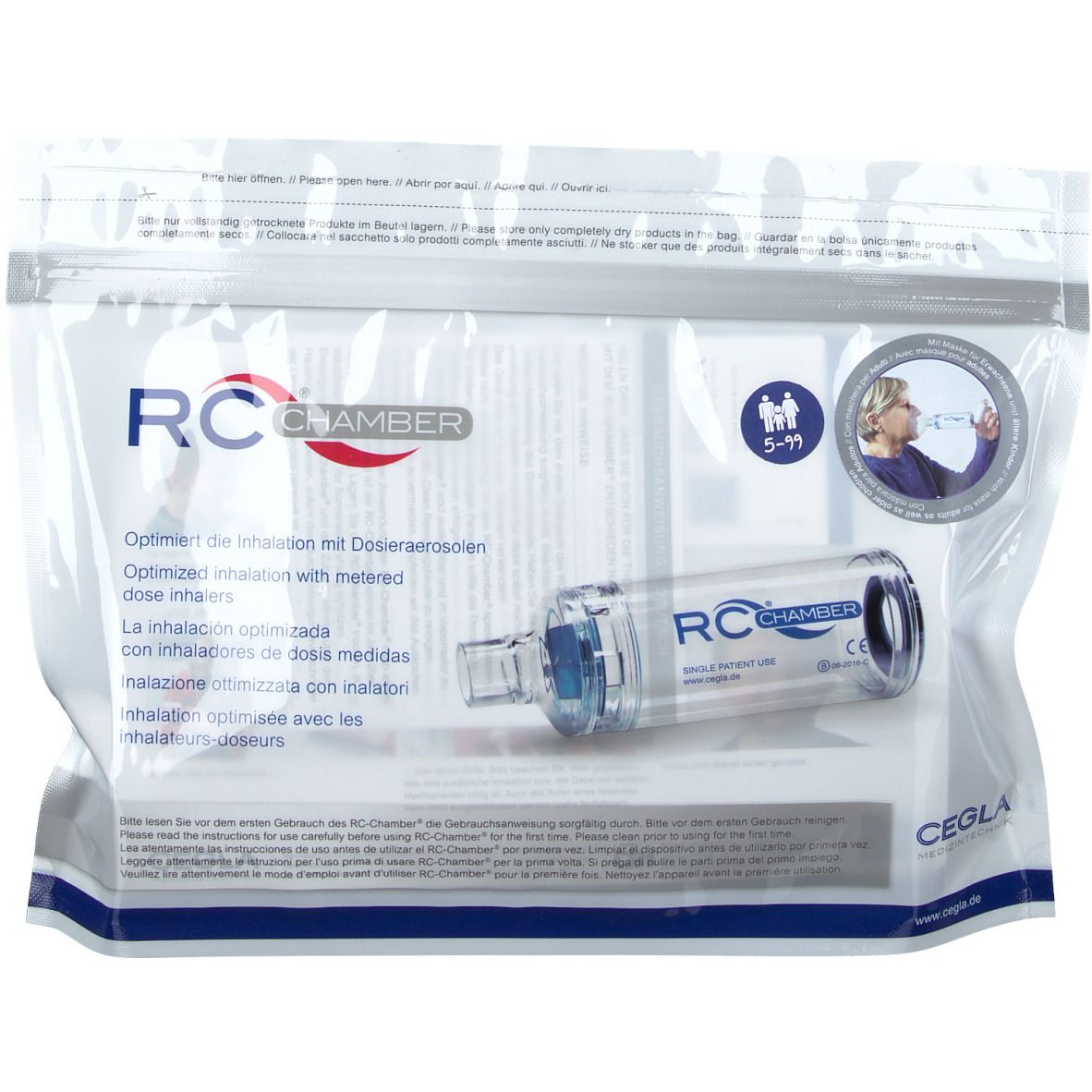 RC Chamber ®  ab 5 Jahren mit Maske
