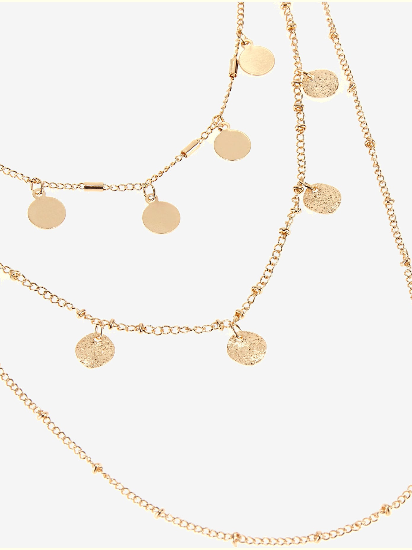 Chaîne avec pendentif triple épaisseur