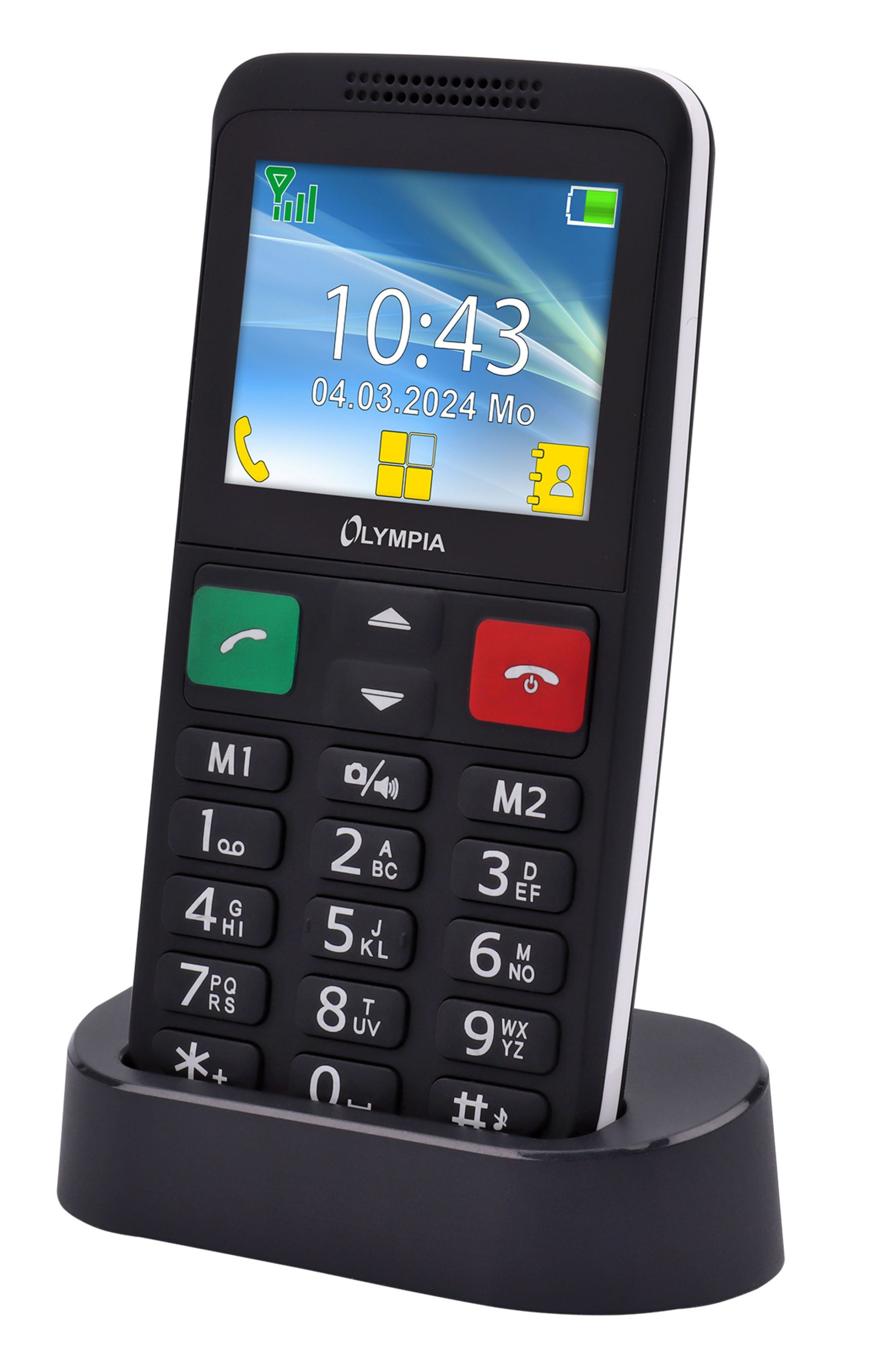 Komfort-Mobiltelefon LUX Großtasten 2,4