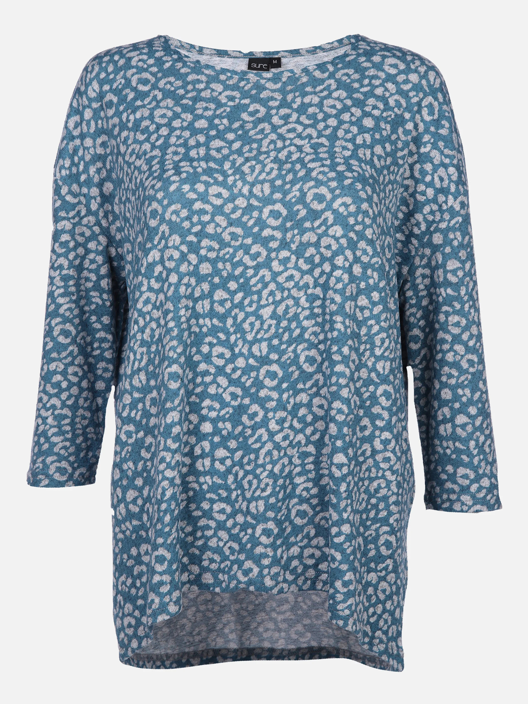 Damen Flauschshirt im Alloverprint