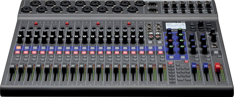 LiveTrak L-20 - Digitale Console - Zwart - 20 Audiokanalen