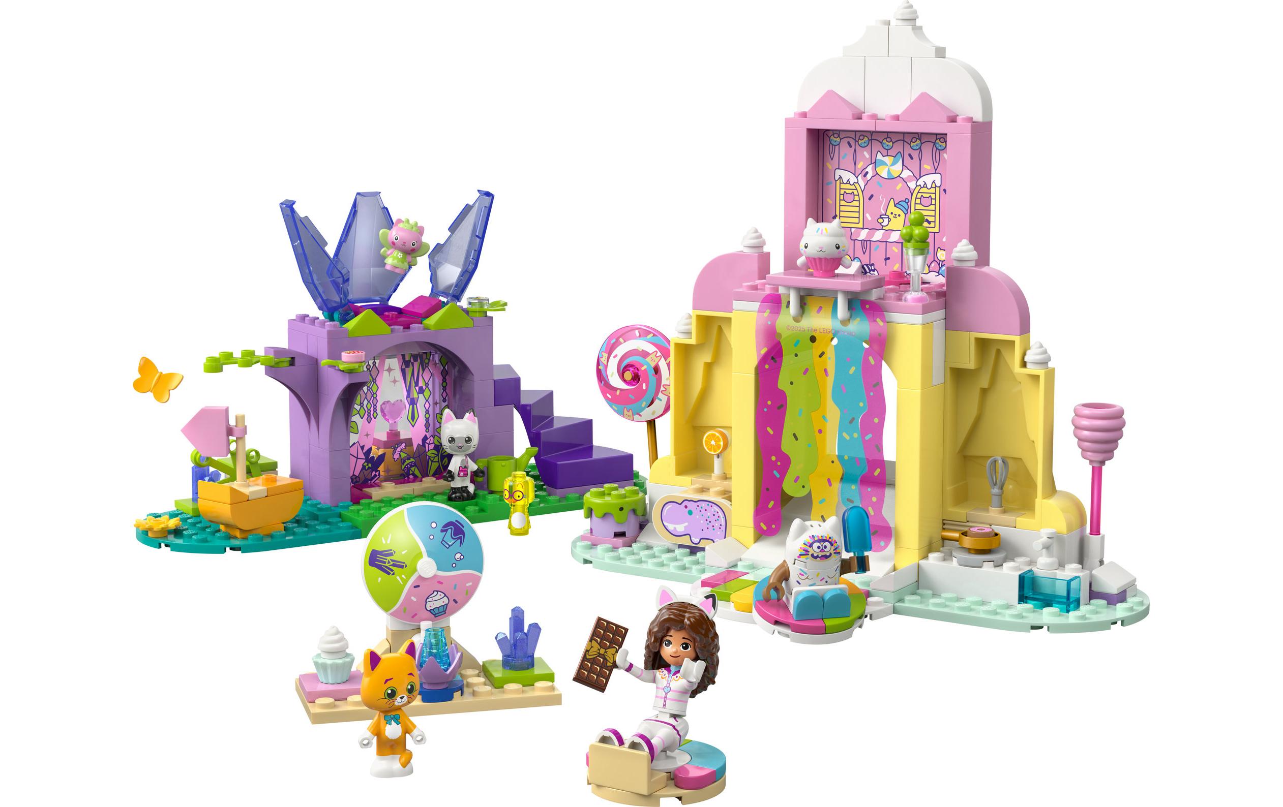 Gabby's Dollhouse Zuckerguss-Gebirge 11205Kreativer Spiel-Set mit Kätzchen-Garten