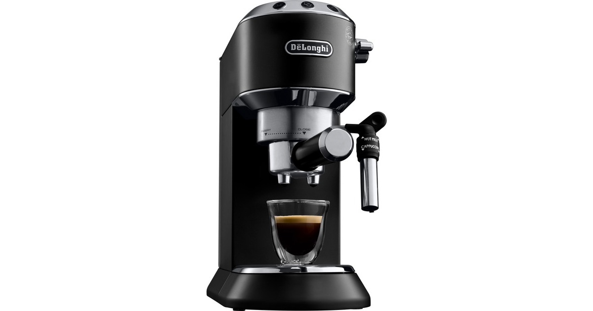 DeLonghiDedica Style EC 685.BK espressomachine  (Zwart/hoogglans zilver)