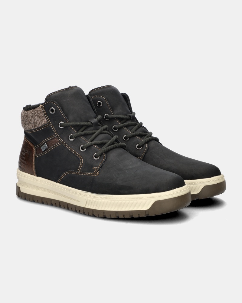Rieker Veterboots  - zwart