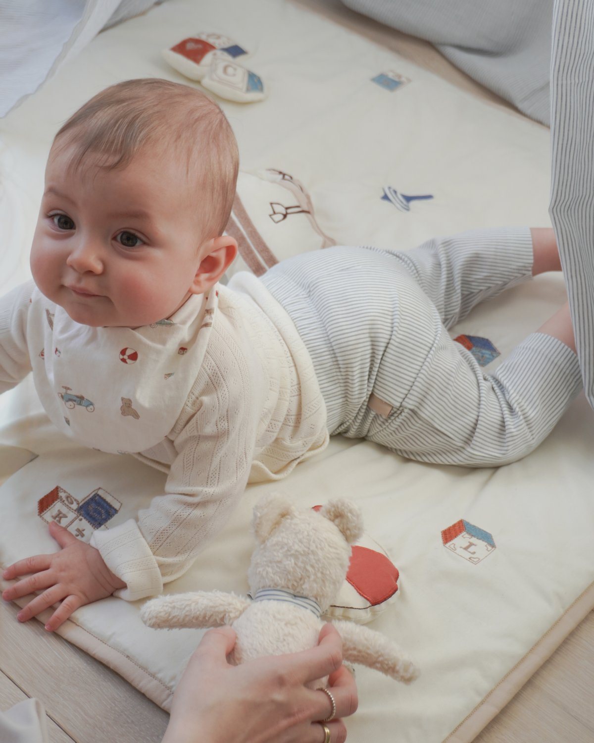 Lekematte Baby 80×80 – Økologisk | Activity Playmat