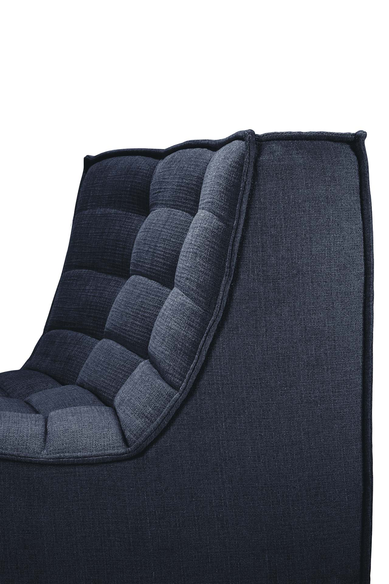 Sofa N701 45° round corner - eco stof graphite