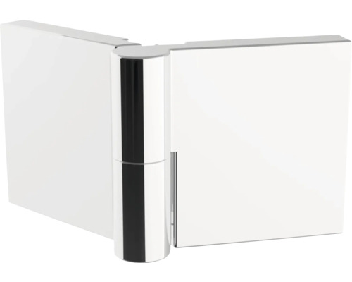Douchedeur in nis met draai-vouwdeur SCHULTE Garant 2.0 ExpressPlus profiel 90 cm, zwart, helder glas, vuilafstotende glascoating, deur linksdraaiend, buffergreep
