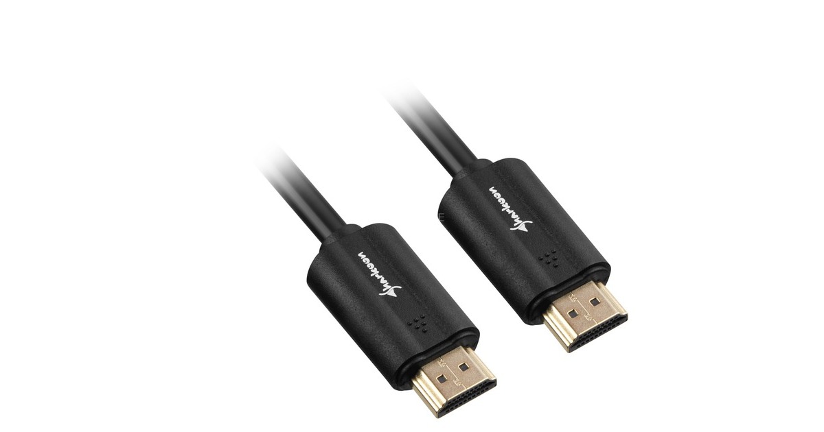 SharkoonHDMI 2.0 kabel  (Zwart, 10 meter, 4K)