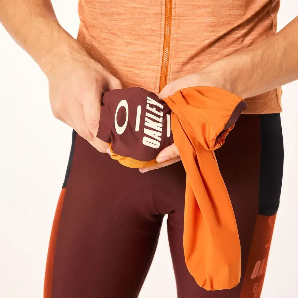 Oakley Off Grid Packable Gravel Fietsjack Bruin/Oranje Heren