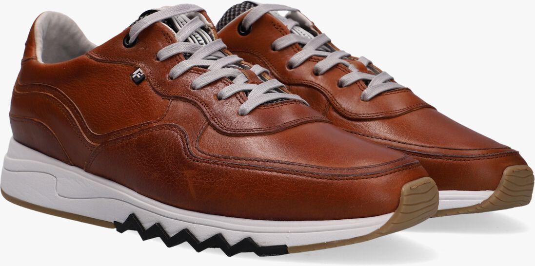 FLORIS VAN BOMMEL cognac floris van bommel lage sneakers sfm-10094