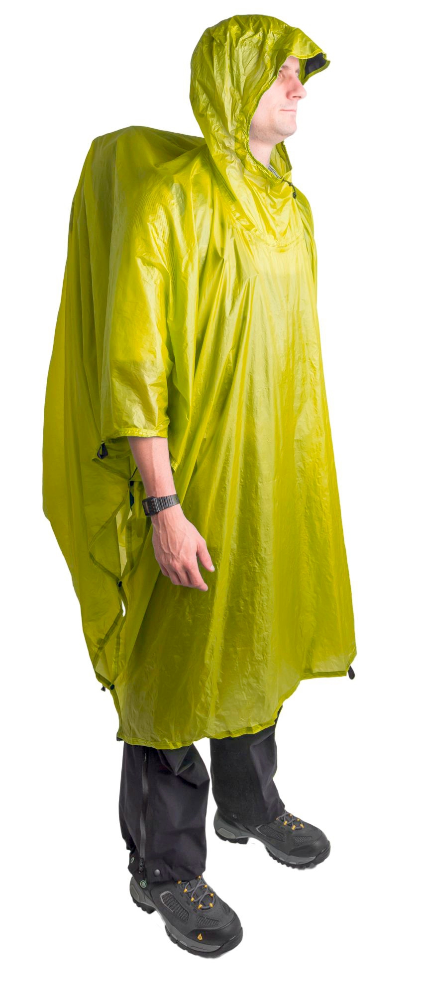Sea to Summit Ultra-Sil Nano Tarp Poncho Regenponcho hellgrün