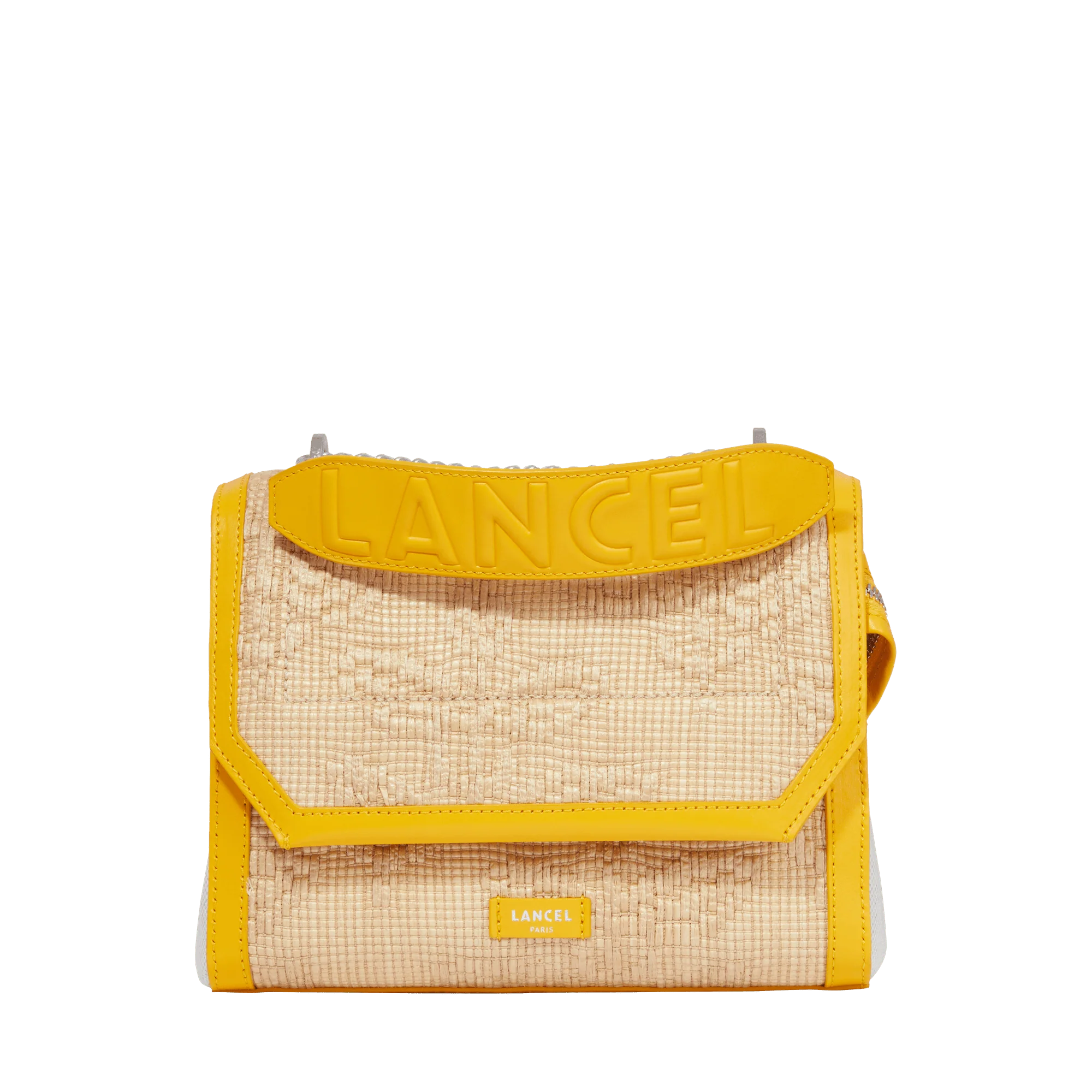 M flap bag Ninon de Lancel-Naturel/Mangue