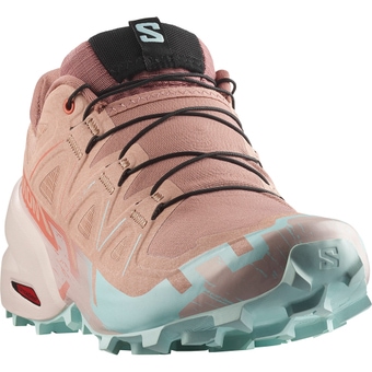 Salomon Speedcross 6 Laufschuhe Mahogany Rose / Hushed Violet / Iced Aqua Damen