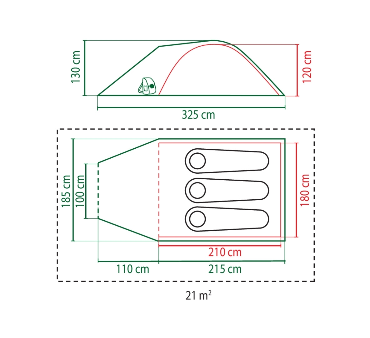 Coleman Darwin 3 Plus BlackOut