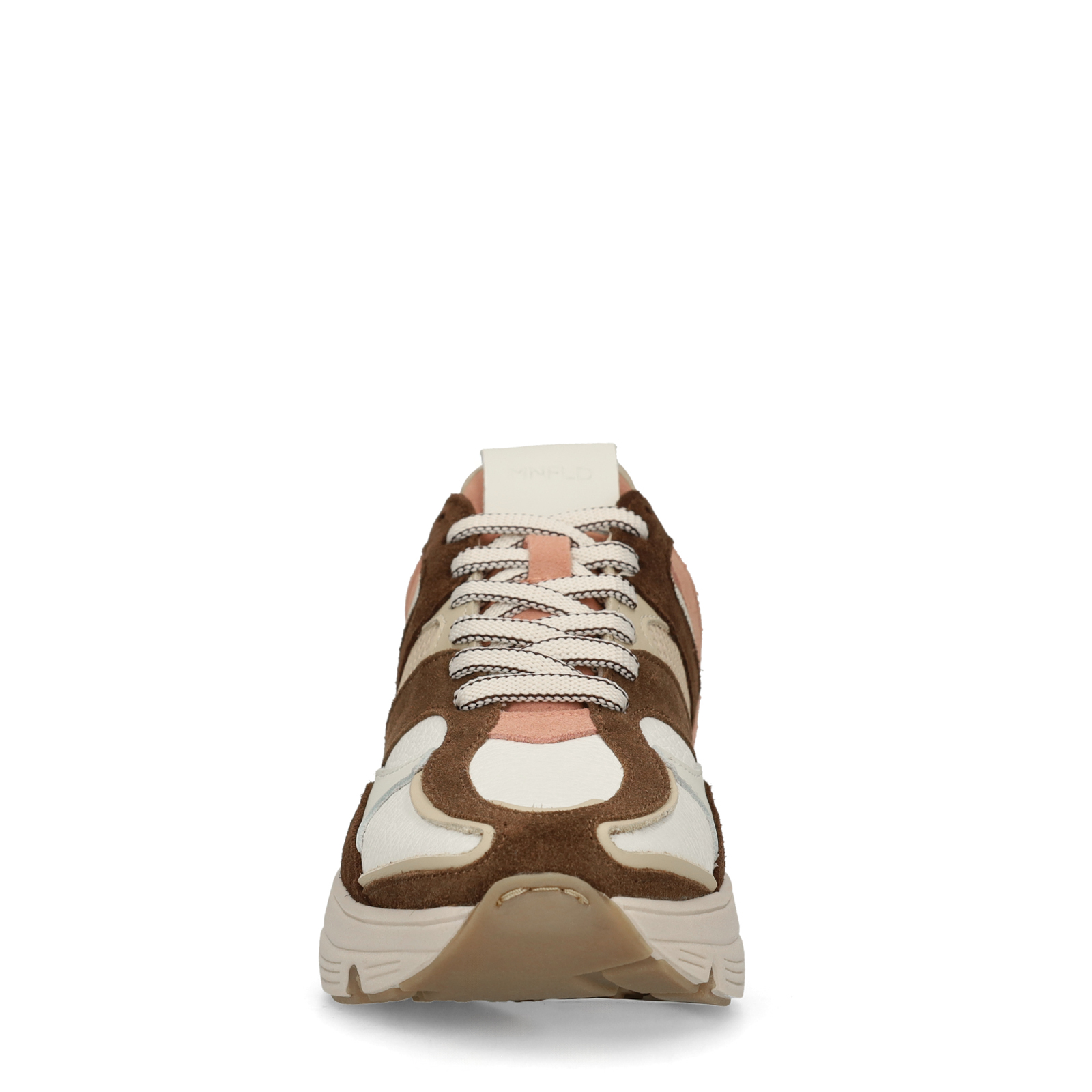 Bruine leren sneakers