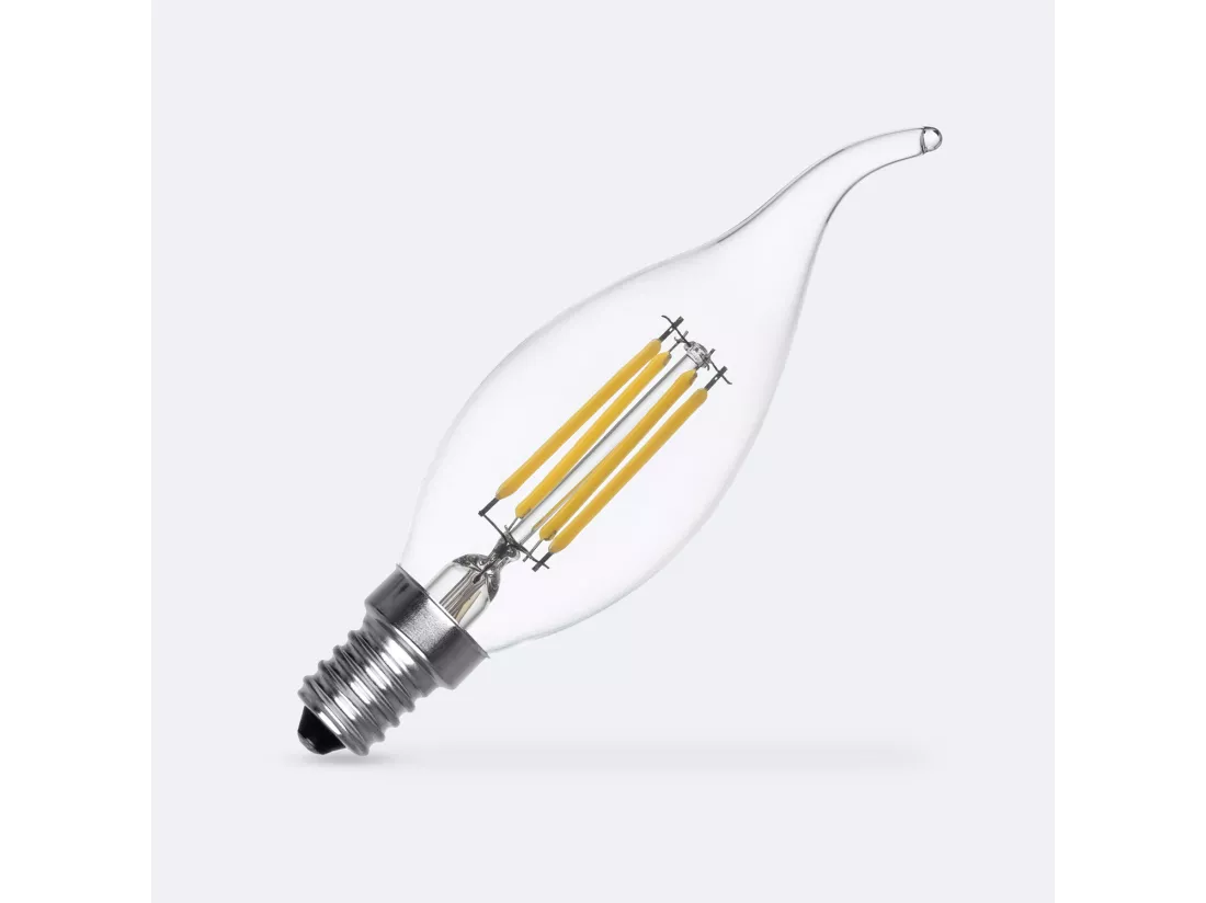 Ampoule LED Filament E14 4W 470 lm Dimmable T35 Blanc Neutre 4000K