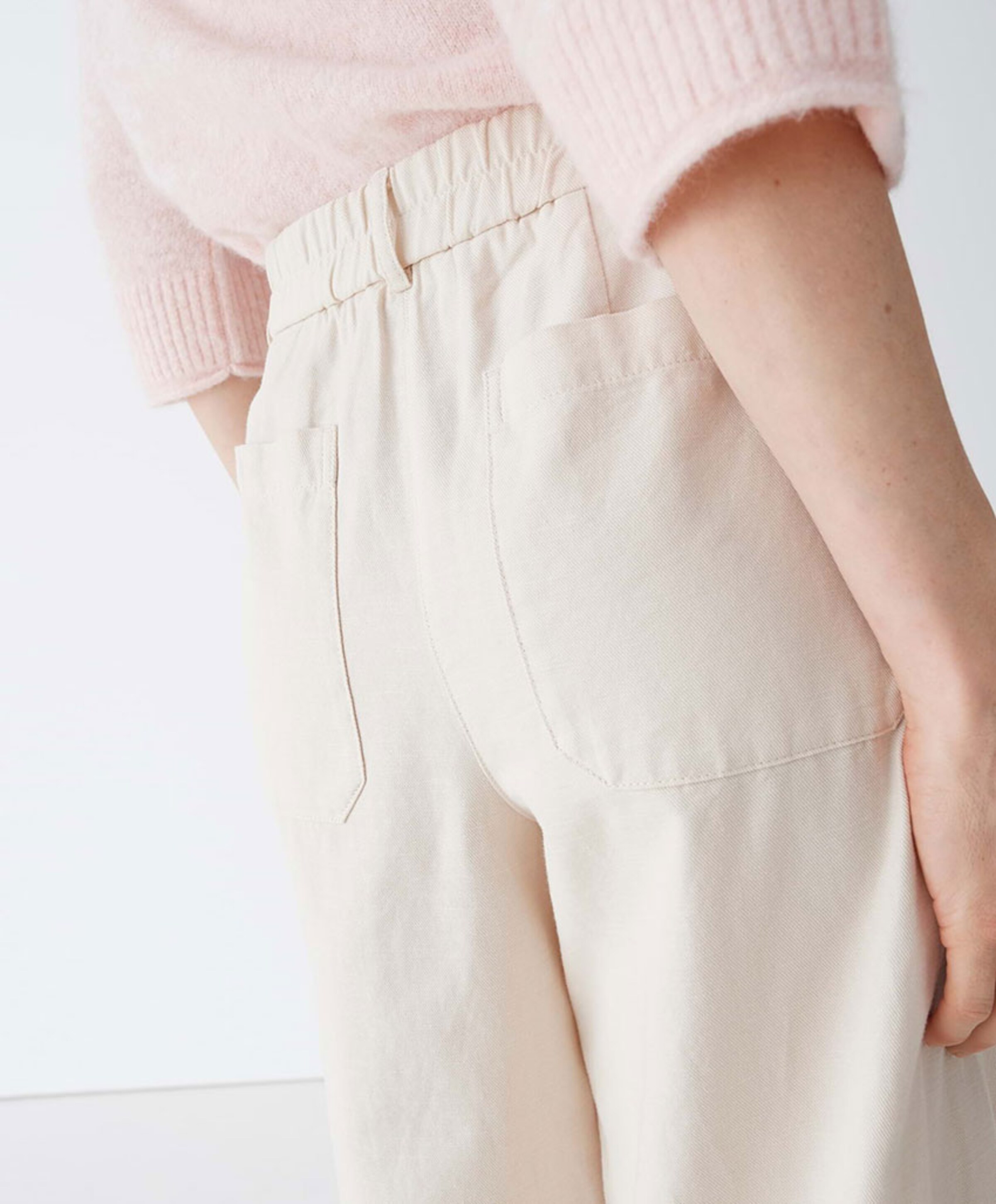 OPUS Meeri breath dames broek beige