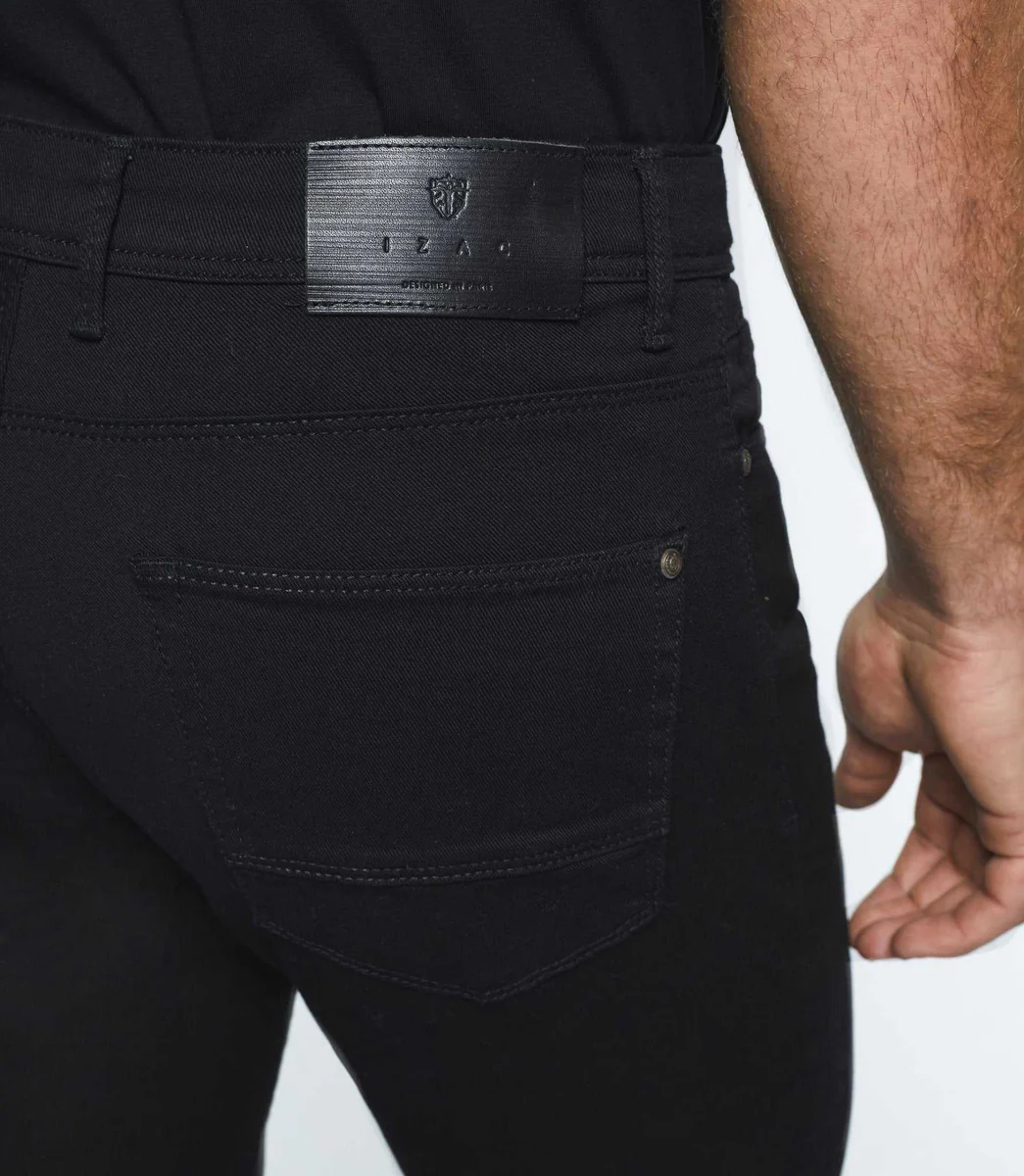 Jean slim hydroless noir 