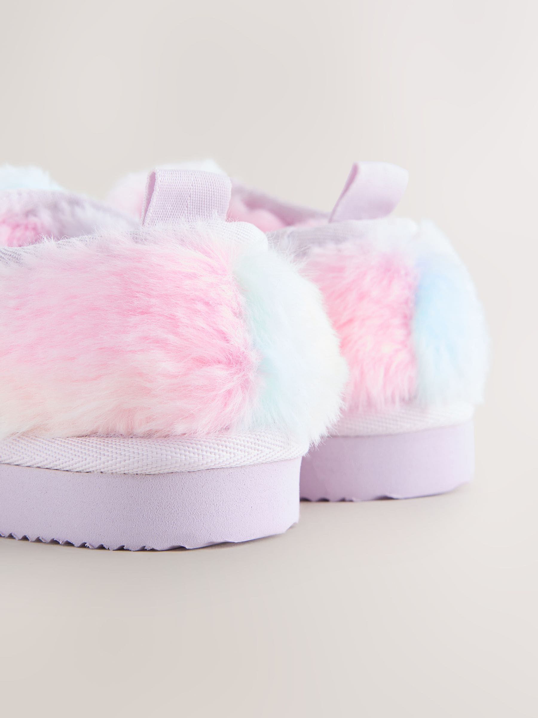Regenboogprint - Shoot pantoffels