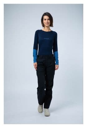 Maillot Manches Longues Femme AYAQ Mefonna Merinos Blue Slate Bleu