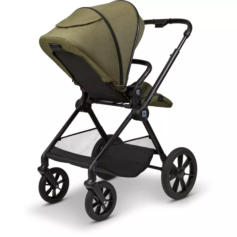 MOON Kombikinderwagen Clicc moss green melange