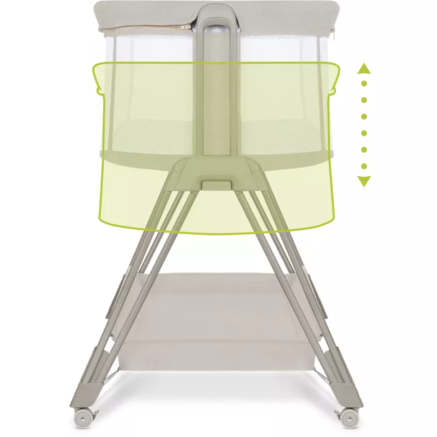 lionelo Beistellbett Luna Beige Sand