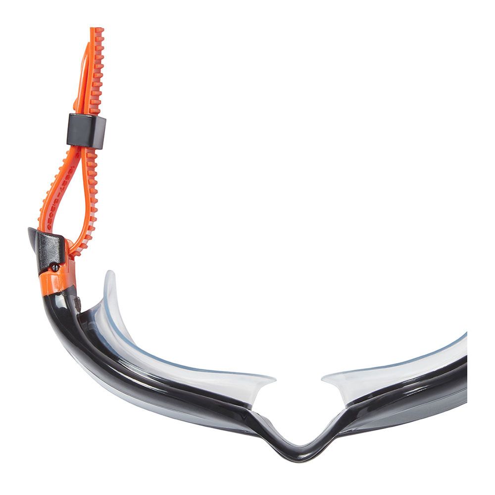 Zoggs TIGER LSR+ LIQUID SKIN RACE - Lunettes de natation black/orange/tint smoke