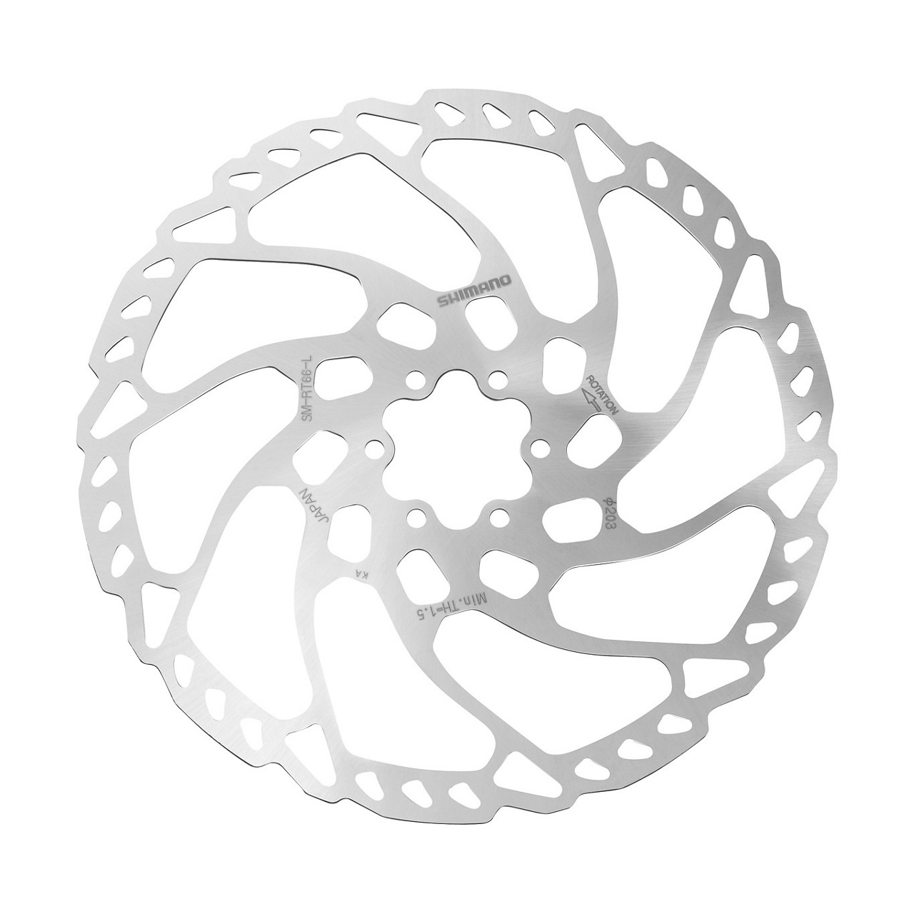 Shimano Deore/SLX bremseskive / disc 203 mm 6 huls