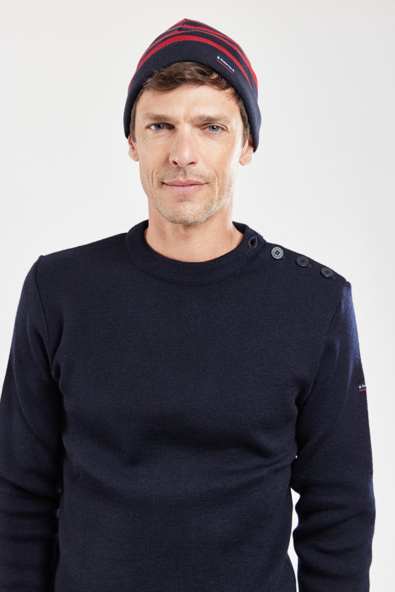Bonnet rayé 
