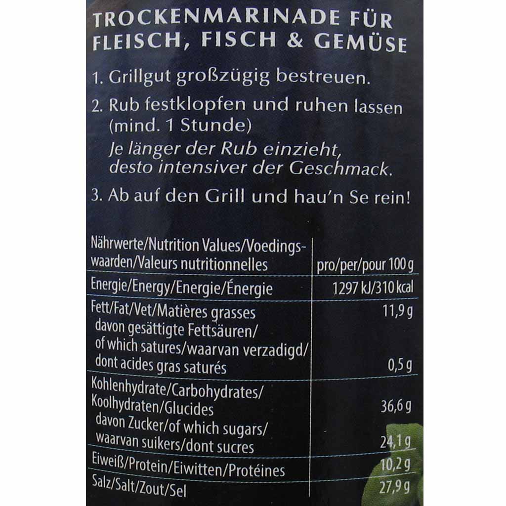 Well Done BBQ Rub Trockenmarinade Summernight 200g MHD:28.2.25