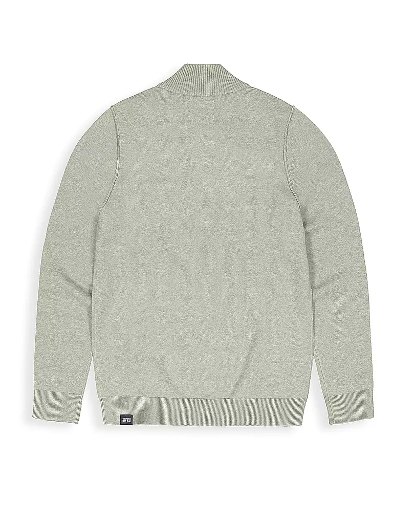 BUTCHER OF BLUE Troyer Pullover CLIFDEN hellgrau