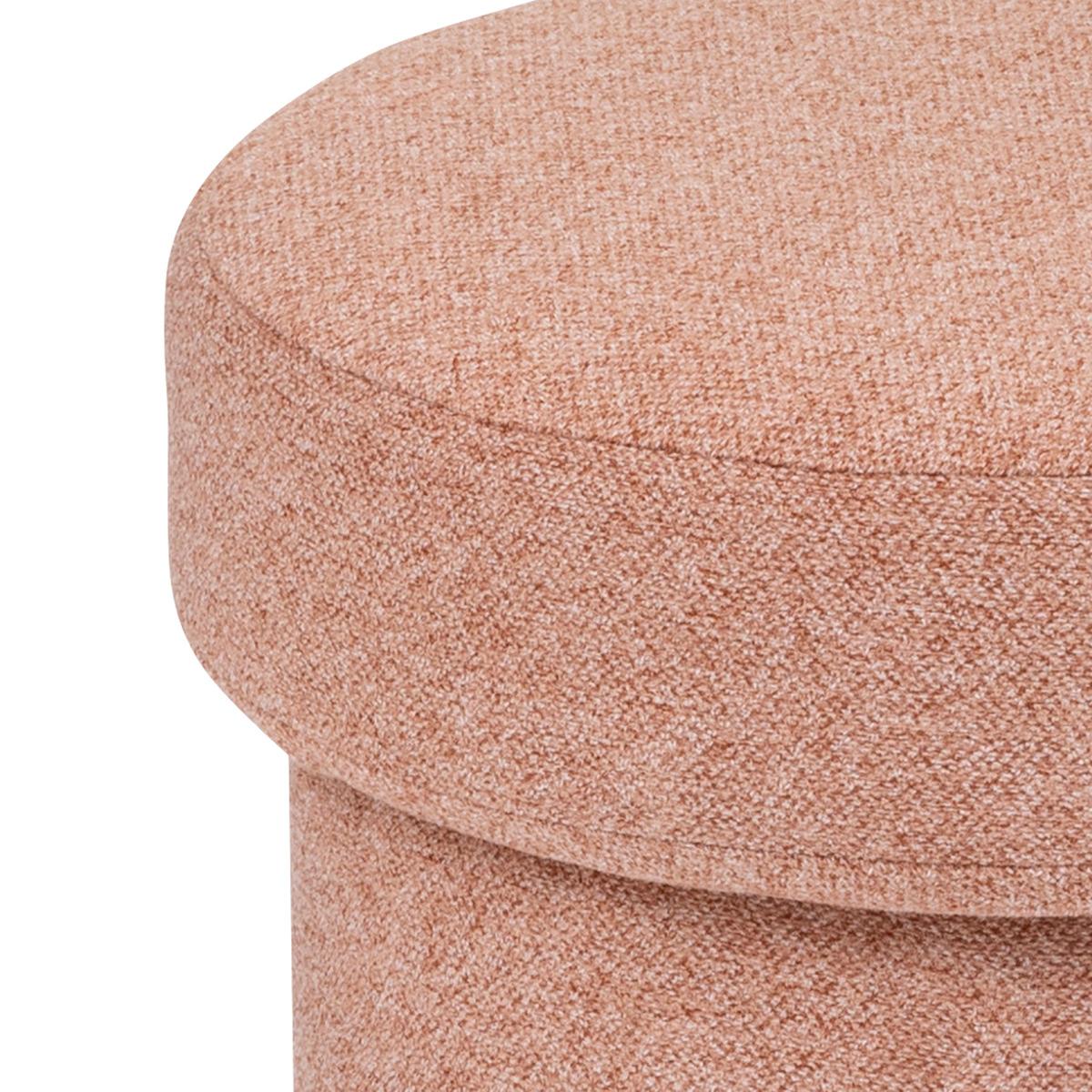 POUF KITA TISSU TERRACOTTA