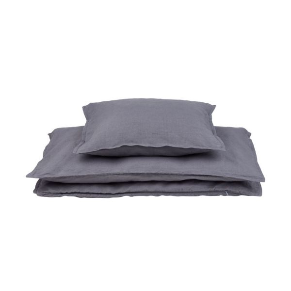 Liewood Fin Dekbedovertrek Stone Grey 100 x 140 cm