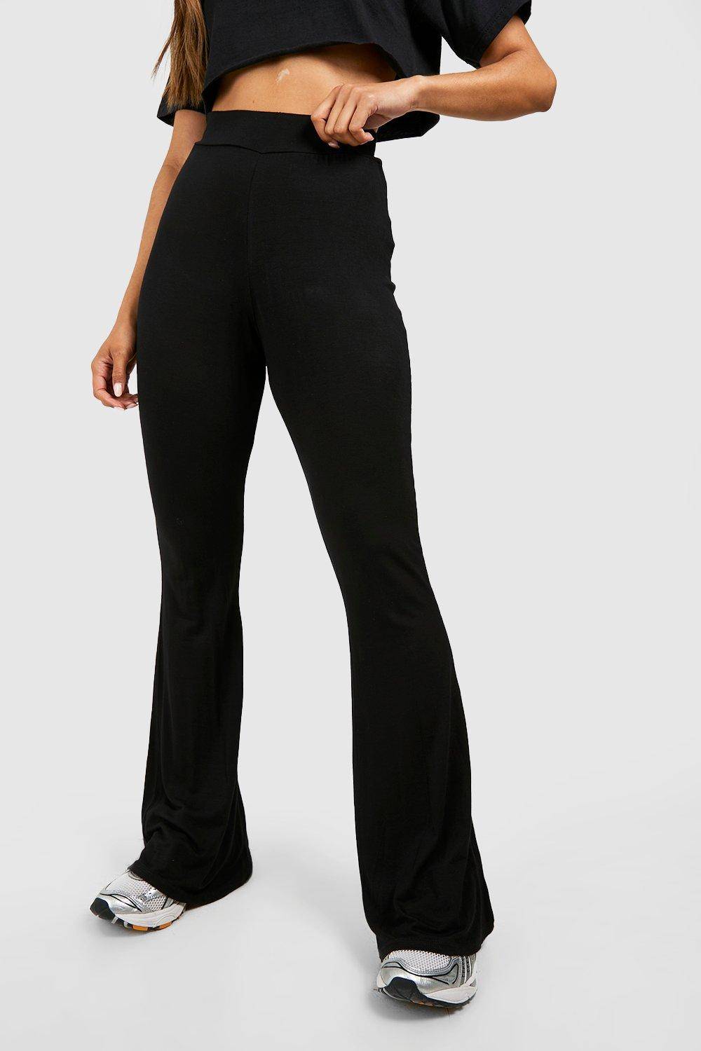 boohoo Boohoo Basic Pantalon Taille Haute Ajusté et Évasé