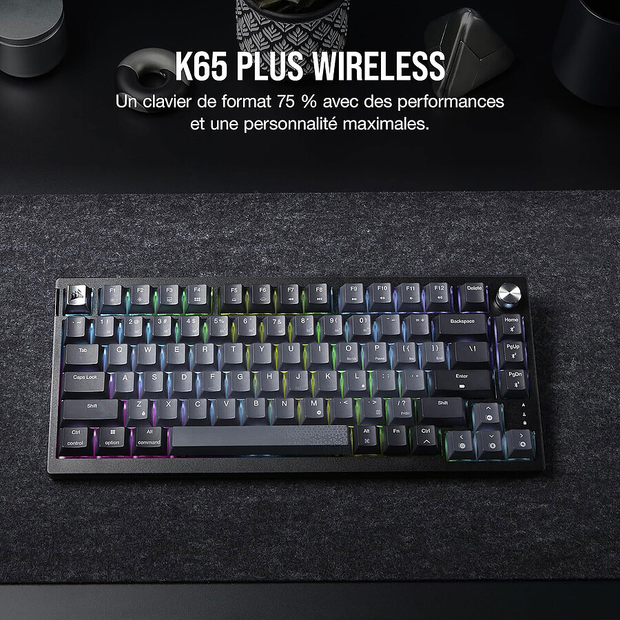 Corsair K65 Plus Wireless Tactile - Corsair MLX Fusion
