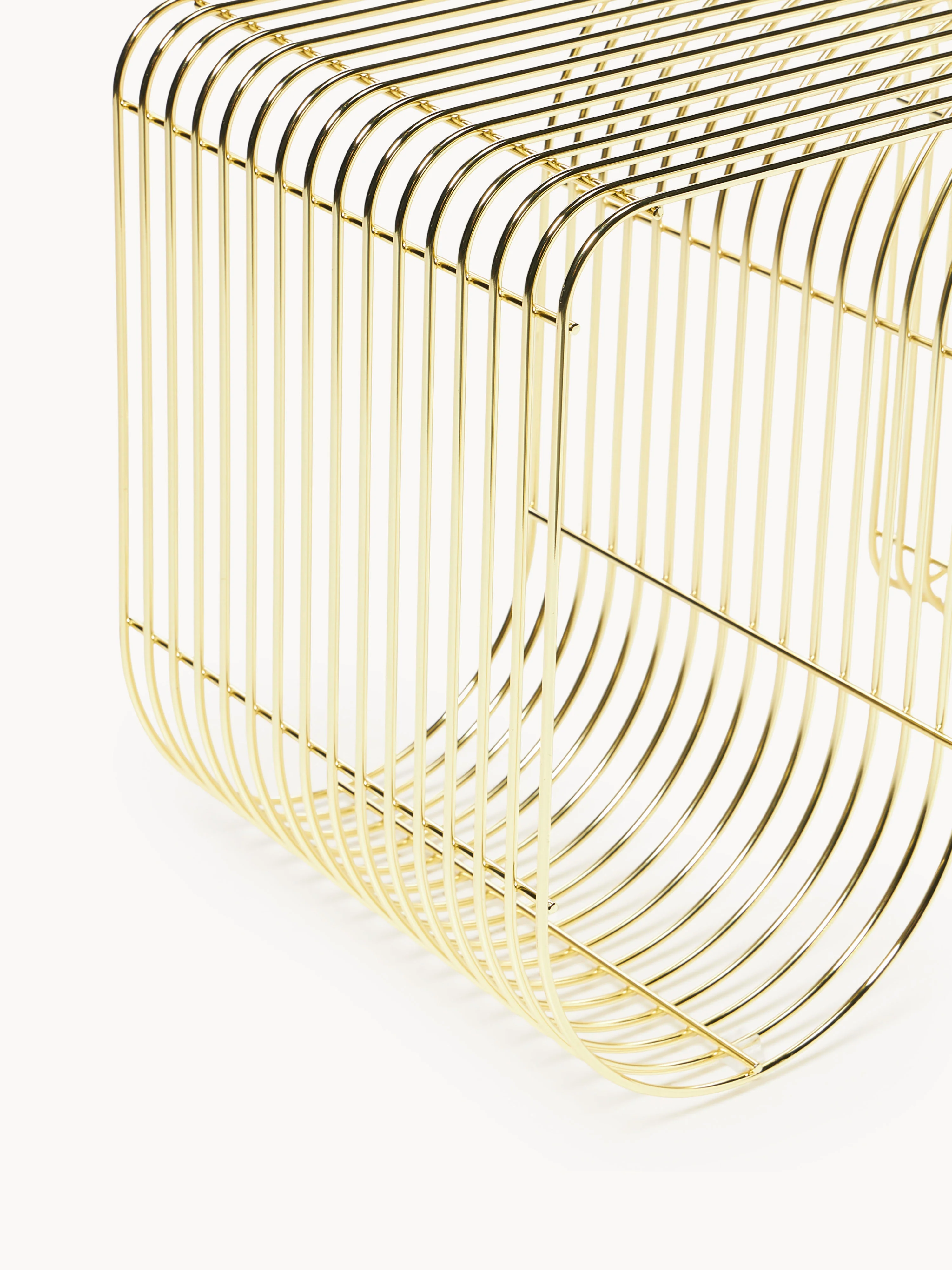 Metalen zitbank Curva