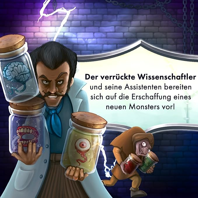 Dr. Frankenstein Brettspiel Gesellschaftsspiel für Familien / Kinder (02545)