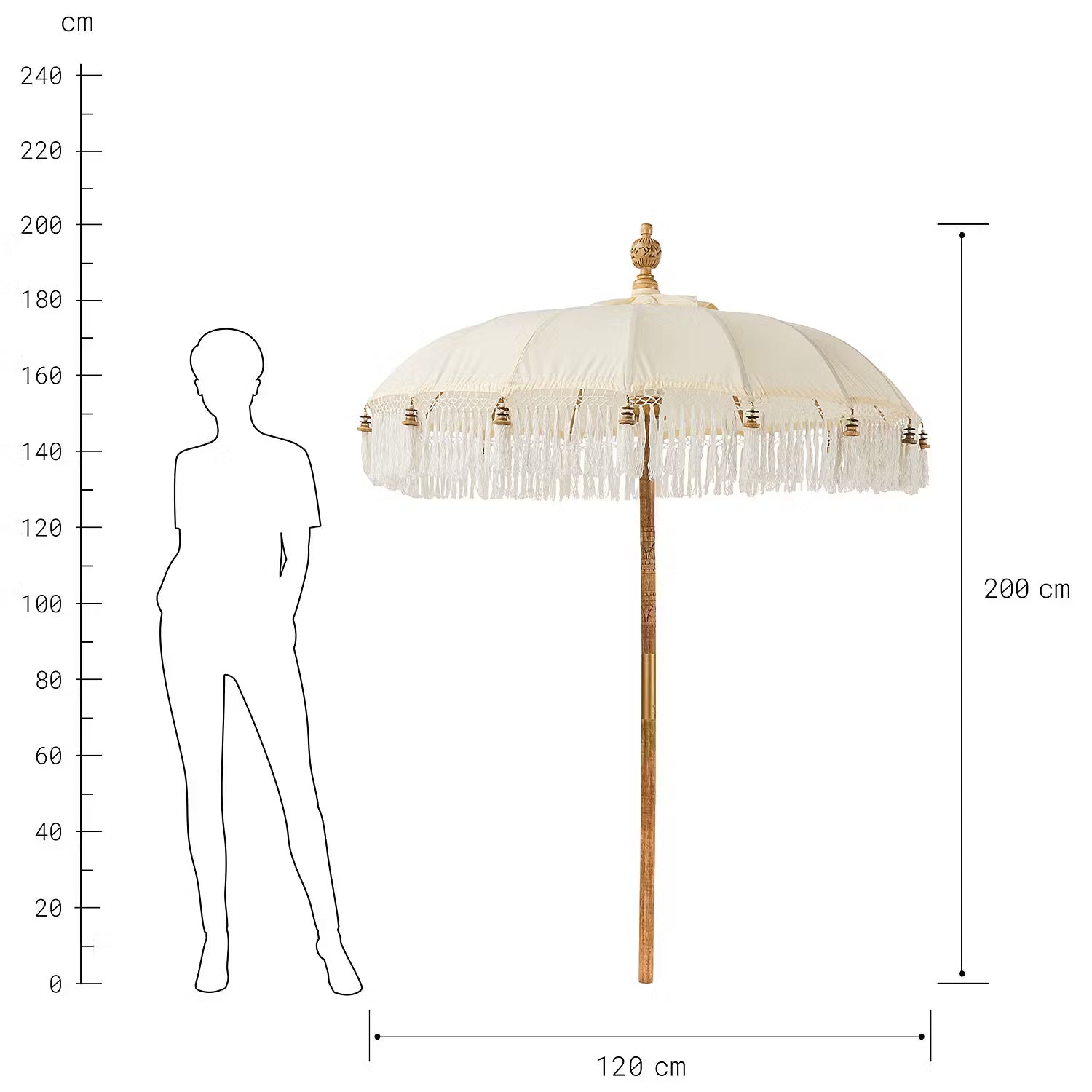 MACRAMÉ Sonnenschirm