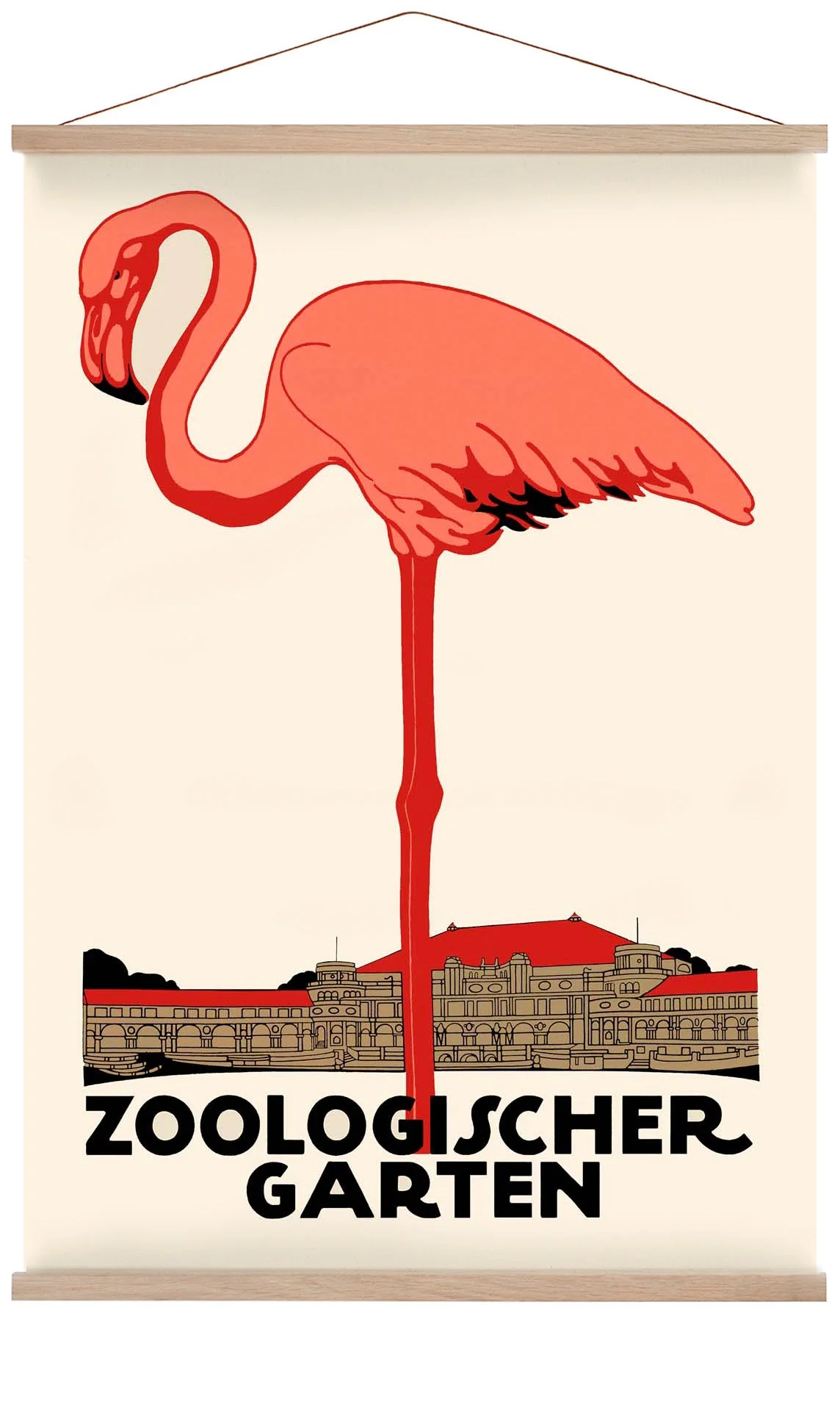 Flamingo Zoologischer Garten von Julius Klinger